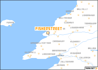 map of Fisherstreet