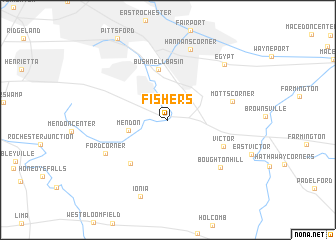 map of Fishers