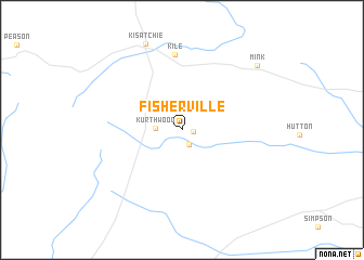 map of Fisherville