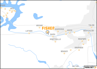 map of Fisher