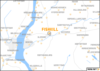 Fishkill (United States - USA) map - nona.net