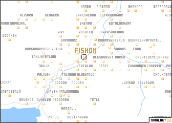 map of Fīshom