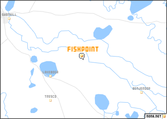 map of Fish Point