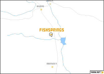 map of Fish Springs