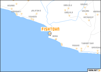 map of Fish Town