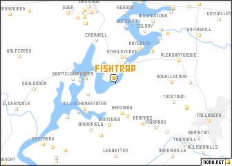 map of Fishtrap