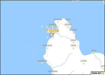 map of Fisina