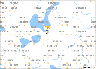 map of Fisi