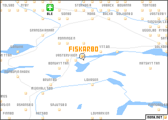 map of Fiskarbo