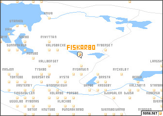 map of Fiskarbo