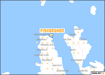 map of Fiskárdhon