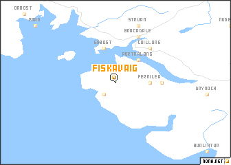 map of Fiskavaig