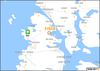 map of Fiskå