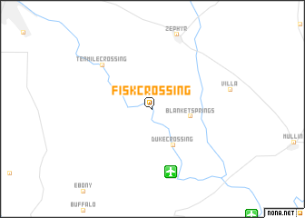 map of Fisk Crossing