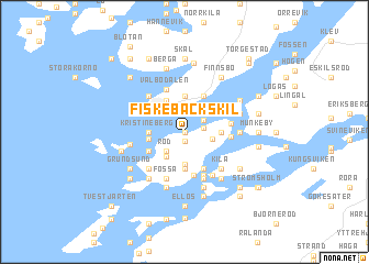 map of Fiskebäckskil