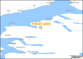 map of Fiskefjord