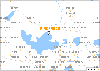 map of Fiskesbro