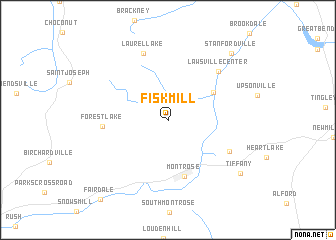 map of Fisk Mill