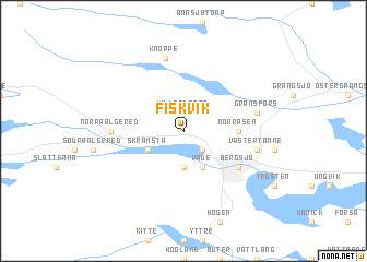 map of Fiskvik