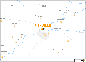 map of Fiskville