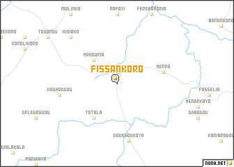 map of Fissankoro