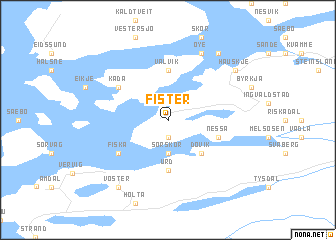 map of Fister