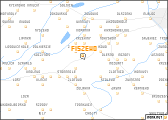 map of Fiszewo