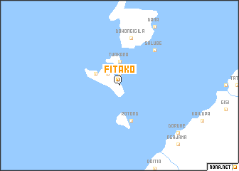 map of Fitako