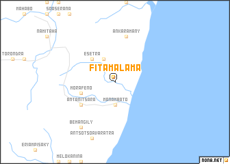 map of Fitamalama