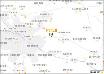 map of Fitch