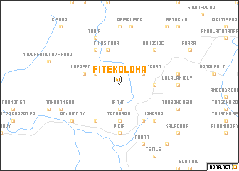 map of Fitekoloha