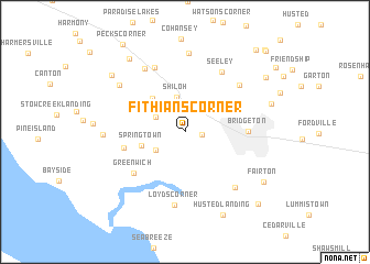 map of Fithians Corner