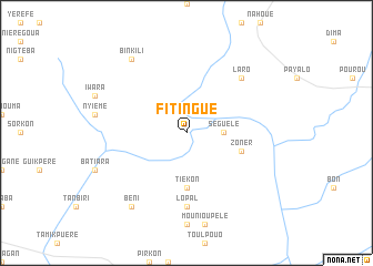 map of Fitingué