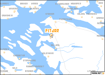 map of Fitjar