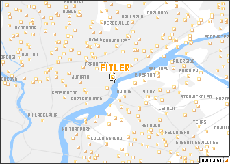 map of Fitler