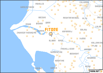 map of Fitore