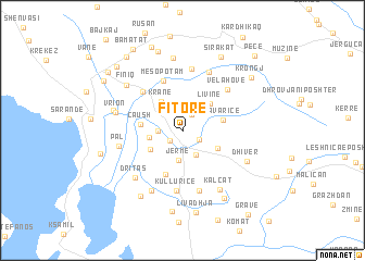 map of Fitore