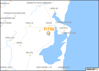 map of Fitou