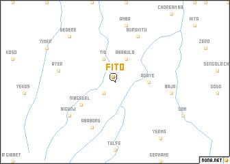 map of Fītʼo
