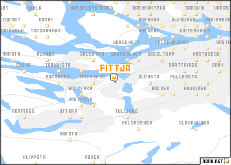 map of Fittja