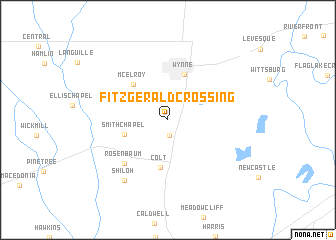 map of Fitzgerald Crossing