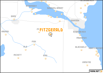 map of Fitzgerald