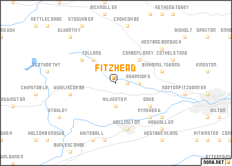 map of Fitzhead