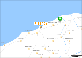 map of Fitzroy