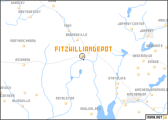 map of Fitzwilliam Depot