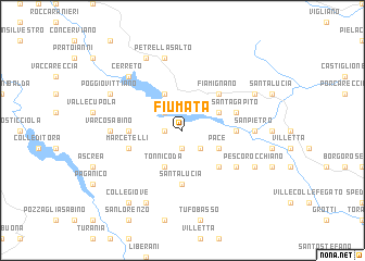 map of Fiumata