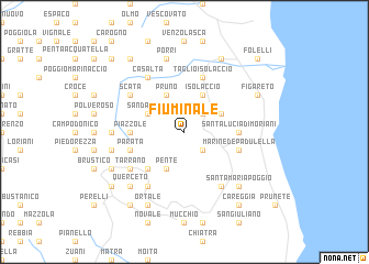 map of Fiuminale