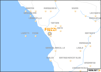 map of Fiuzzi