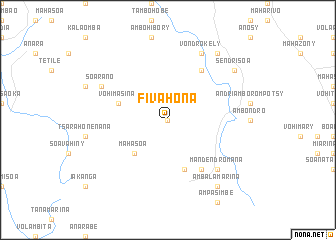 map of Fivahona