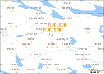 map of Fivelsbo